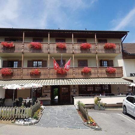 Hotel Restaurant Le Gruyerien Morlon Bagian luar foto
